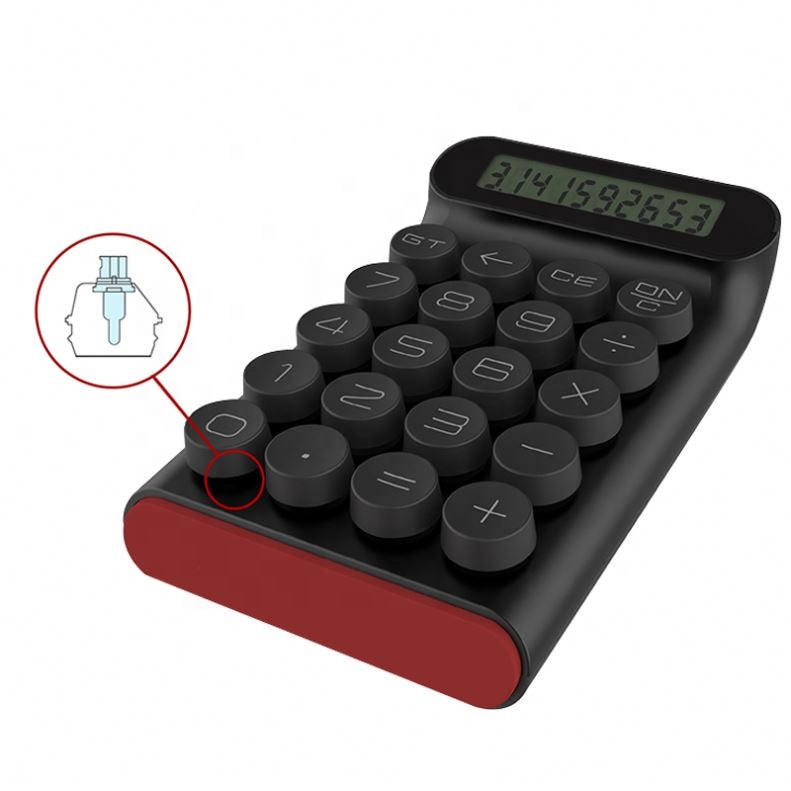 Mechanical Calculator Jelly Bean Keyboard Calculator for Office Student Exam nice gift for girl