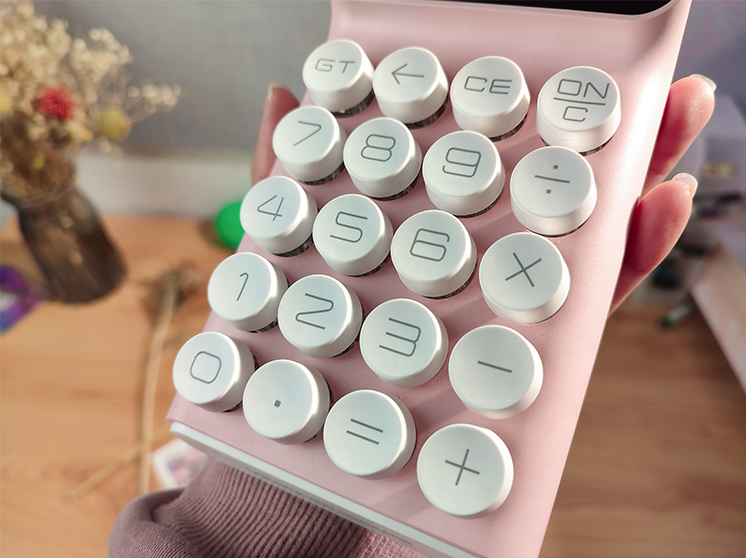 Mechanical Calculator Jelly Bean Keyboard Calculator for Office Student Exam nice gift for girl