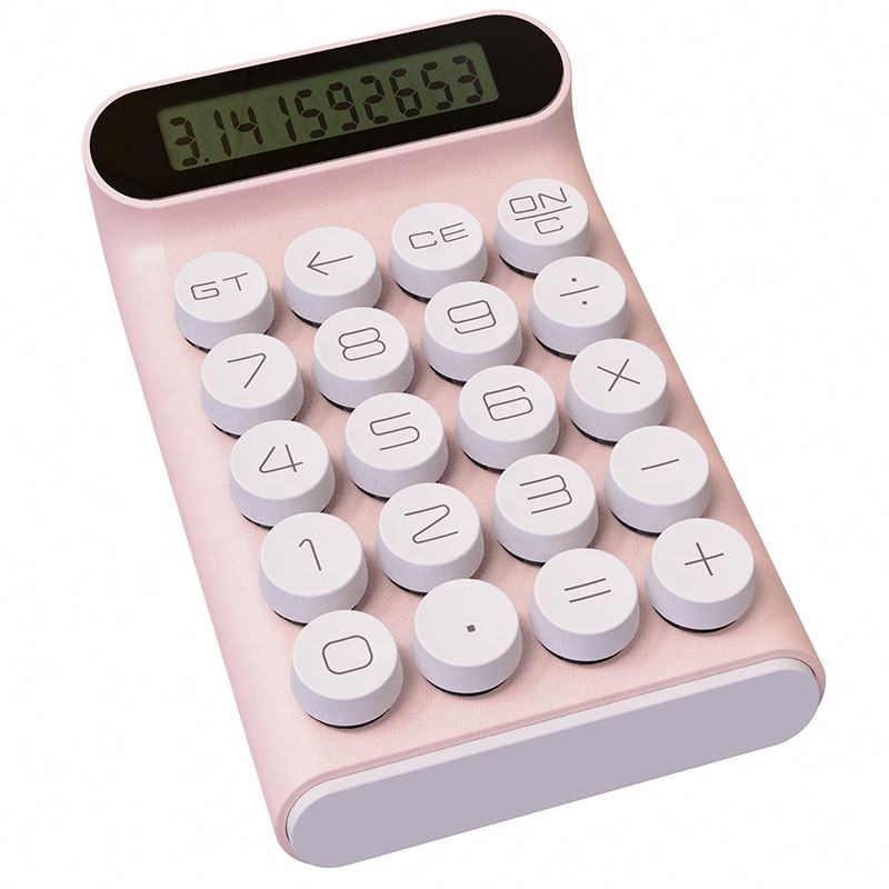 Mechanical Calculator Jelly Bean Keyboard Calculator for Office Student Exam nice gift for girl