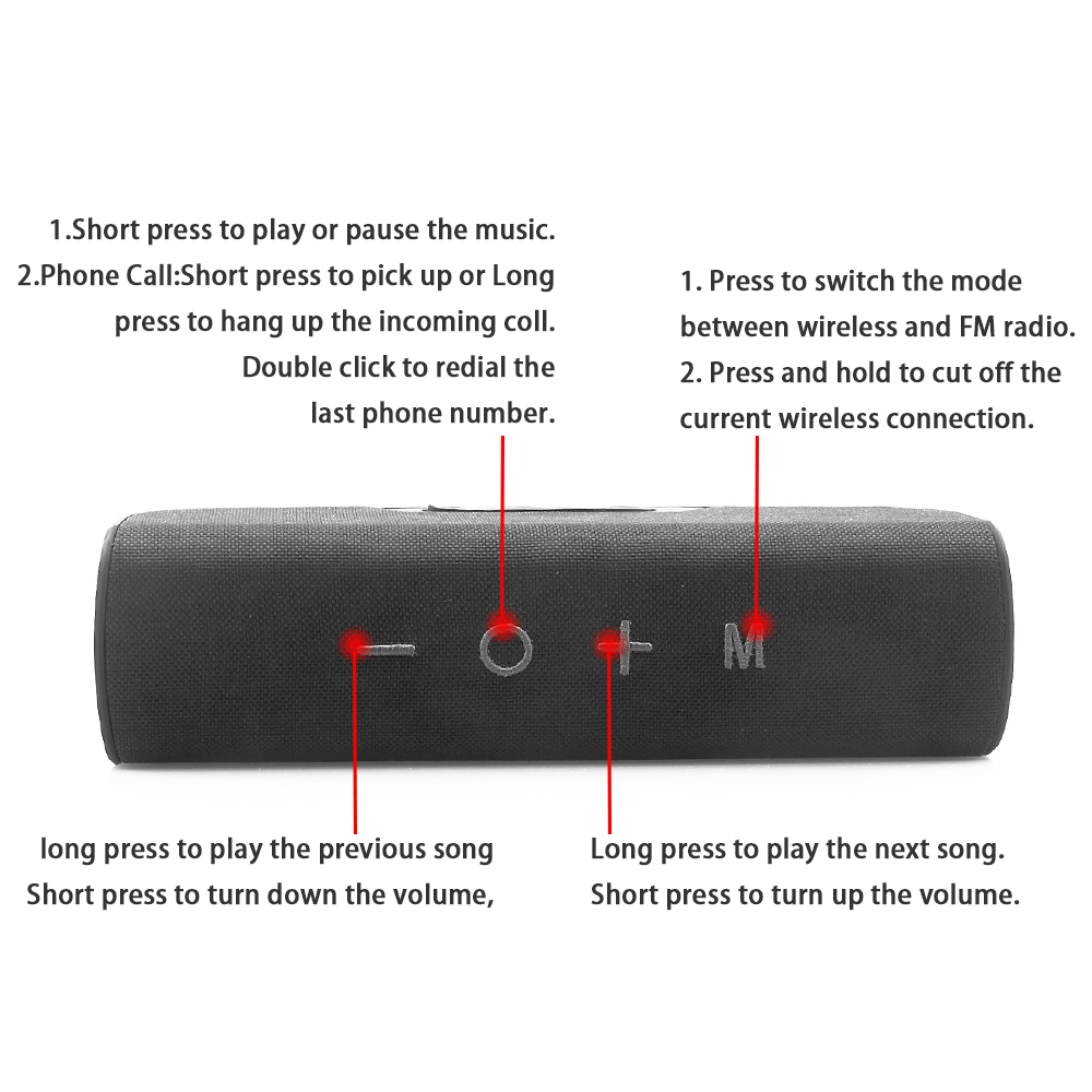 FM radio active boombox aux line 3.5mm 2*5W speaker bluetooth outdoor big Shenzhen
