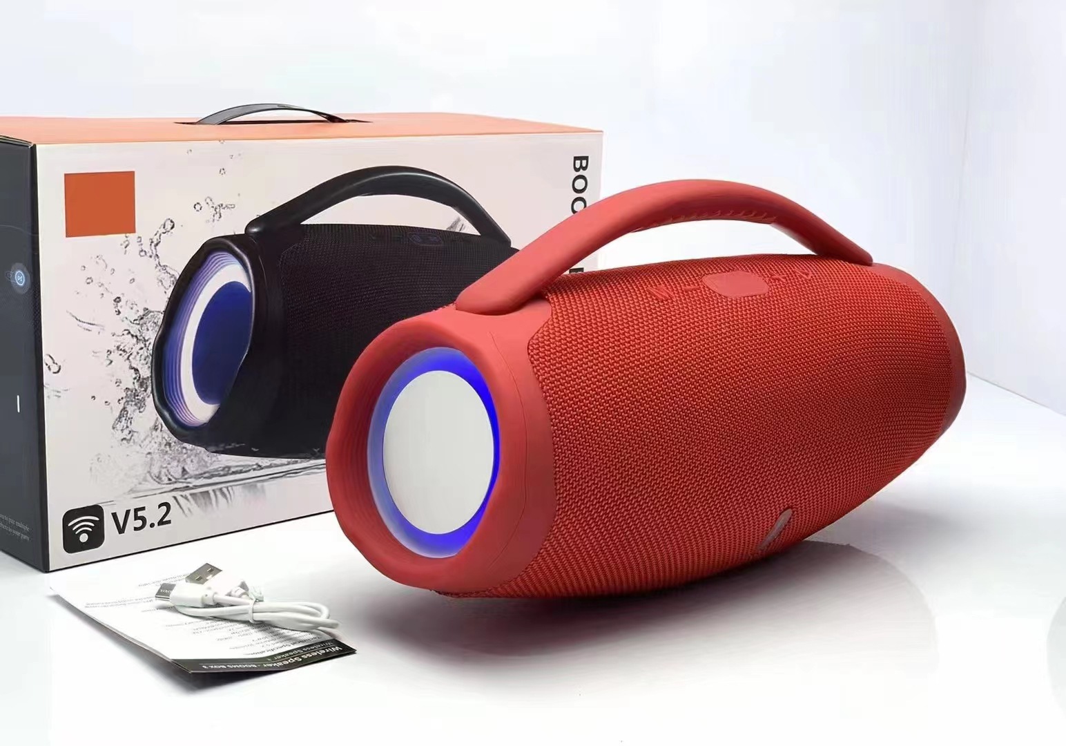 2022 Big Boombox 3 Loud Powered Speaker Outdoor Portable Blue tooth Speaker Party Speakers