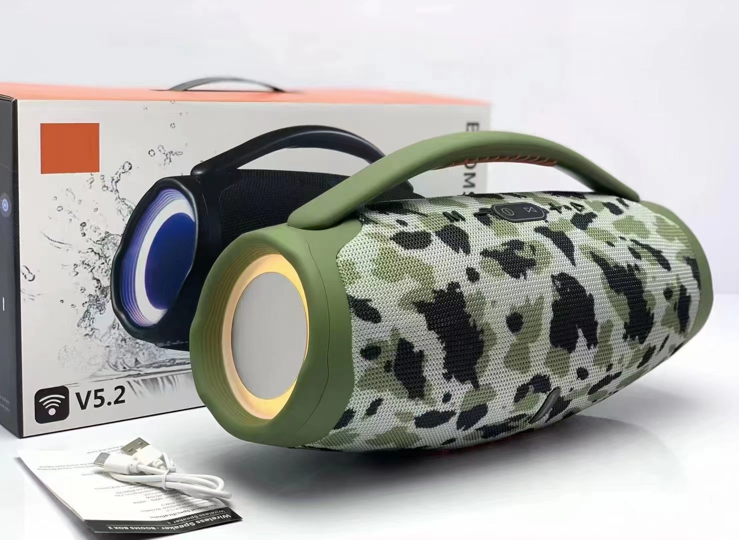 2022 Big Boombox 3 Loud Powered Speaker Outdoor Portable Blue tooth Speaker Party Speakers
