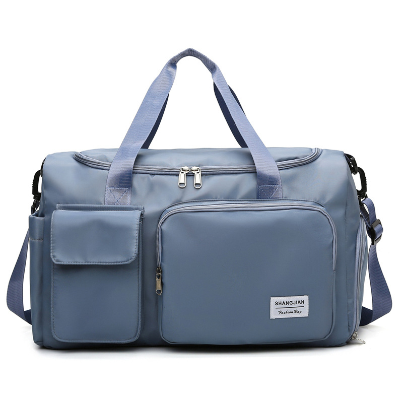 New Waterproof Foldable Sports Shoulder Bag Weekender Duffle Tote Travel Bag With Shoe Compartment