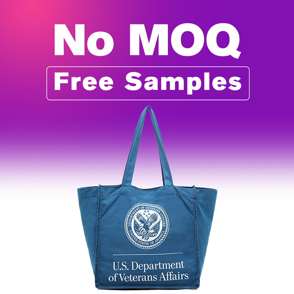 Various Specifications Low Price Green Shopping Bag Fashion design canvas tote bag with zipper  sale soma package