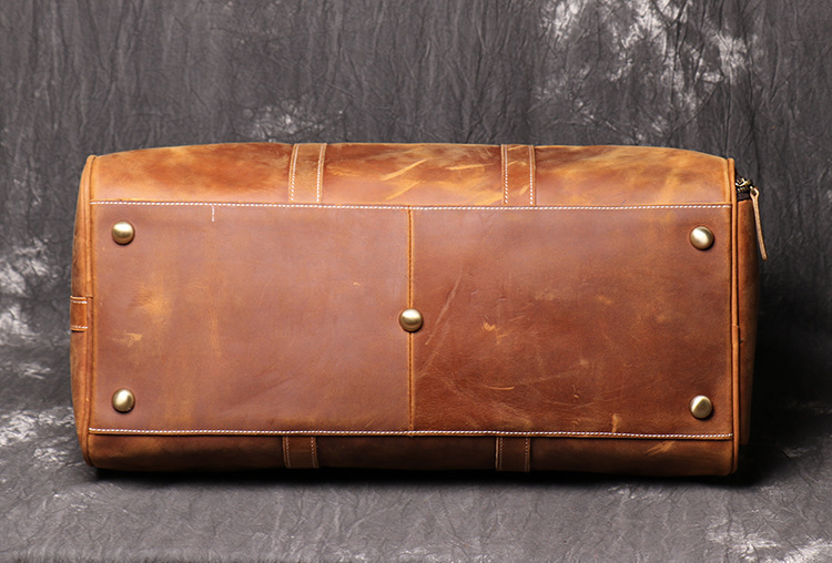  Leather Travel Overnight Weekend Sports Gym Duffel Carry On bag Handmade  Leather Duffle bags for Men