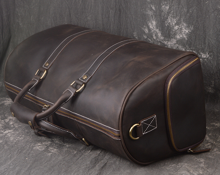  Leather Travel Overnight Weekend Sports Gym Duffel Carry On bag Handmade  Leather Duffle bags for Men