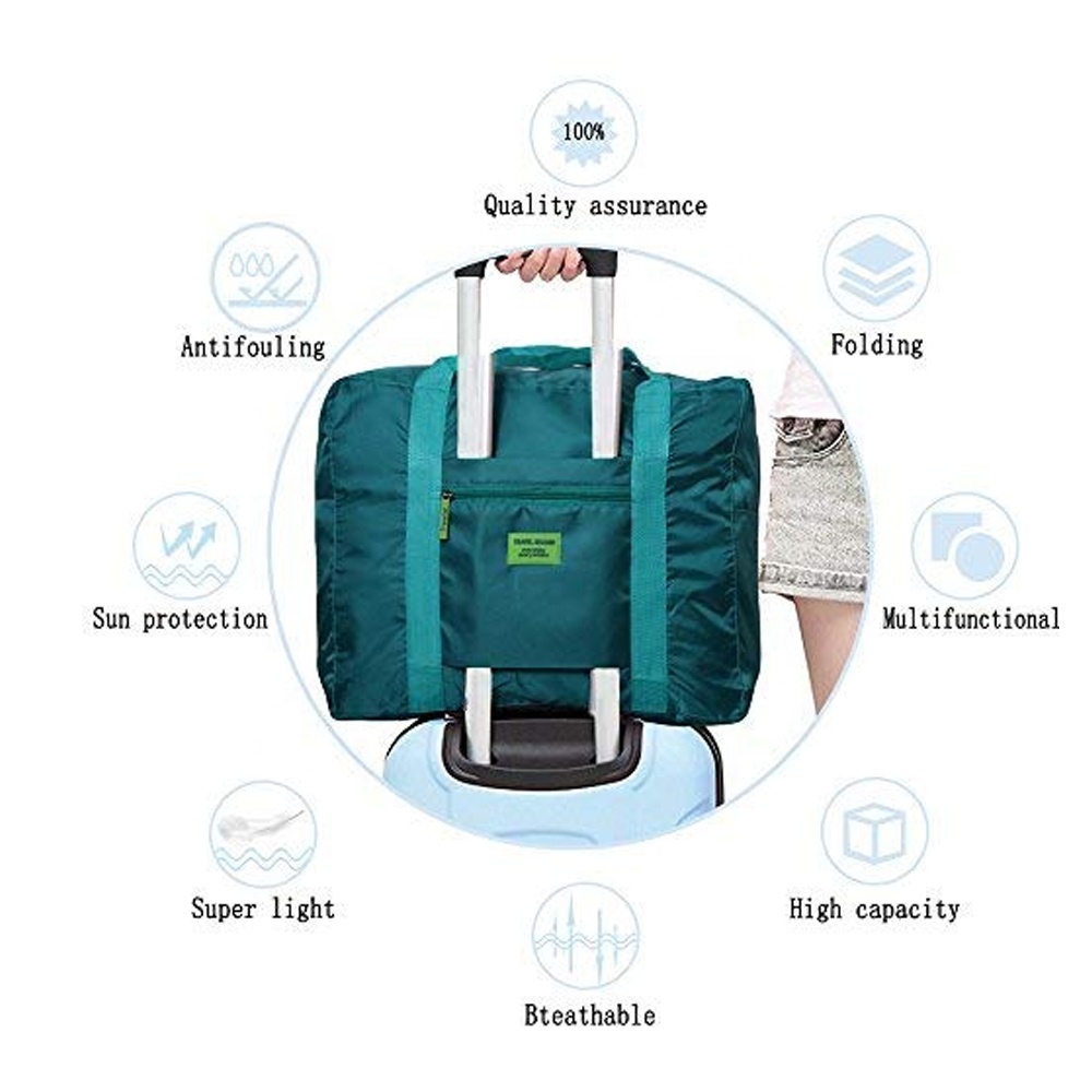 Luxury Fabric Light Cheap Duffle Folded Student Travel Bag