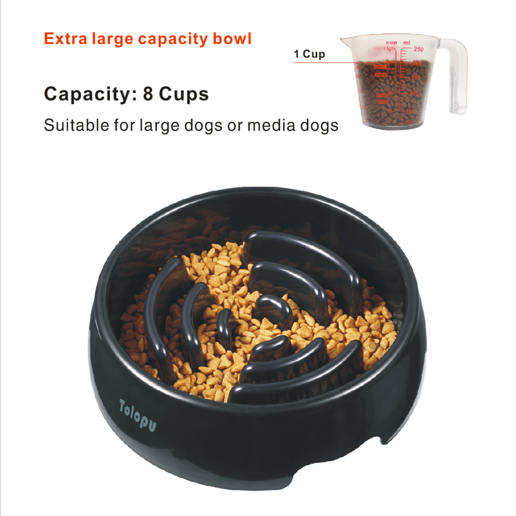 ABS High Quality  Direct  Portable Puppy  Slow Feeding Bowl  Eco-friendly Pet Feeder Supplies