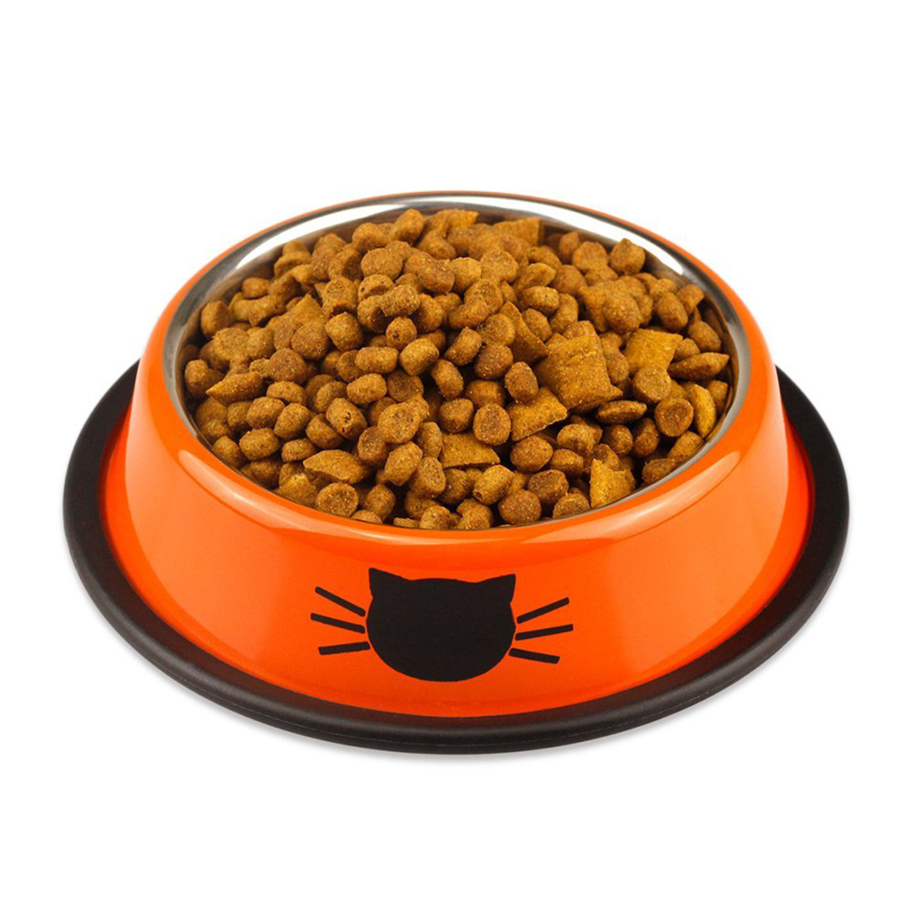 Stainless Steel Cat Bowls Pet Steel Bowl Set Food Water Bowl for Dogs and Cats Anti-skid Feeder Supplies for Small Dogs 