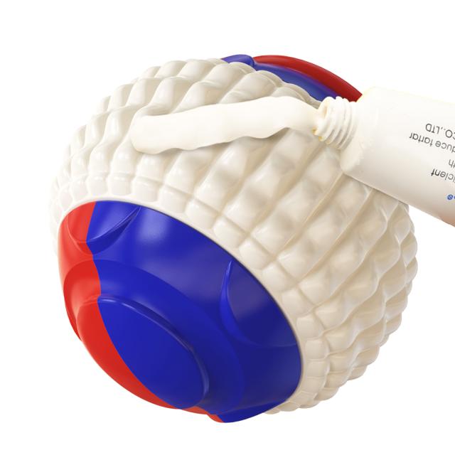 Amazon Hot Sale Dog Teeth Training Ball Squash Hand Throwing Ball Toy Pet Supplies