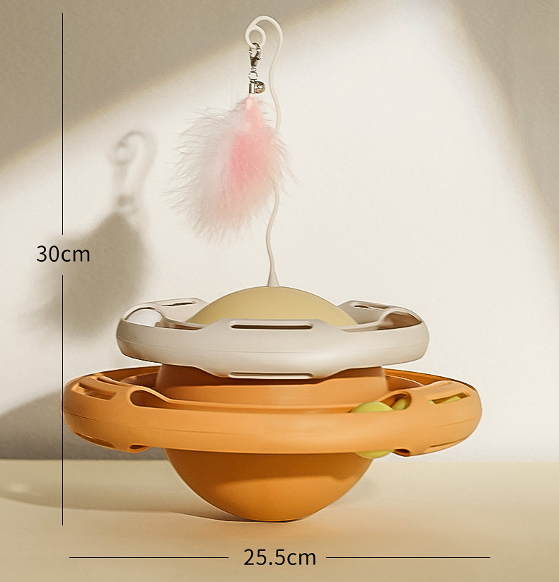 Cat toys self-healing artifact teasing cat stick kitten tumbler turntable ball for cat tumbler wheel toy for dog pet sup