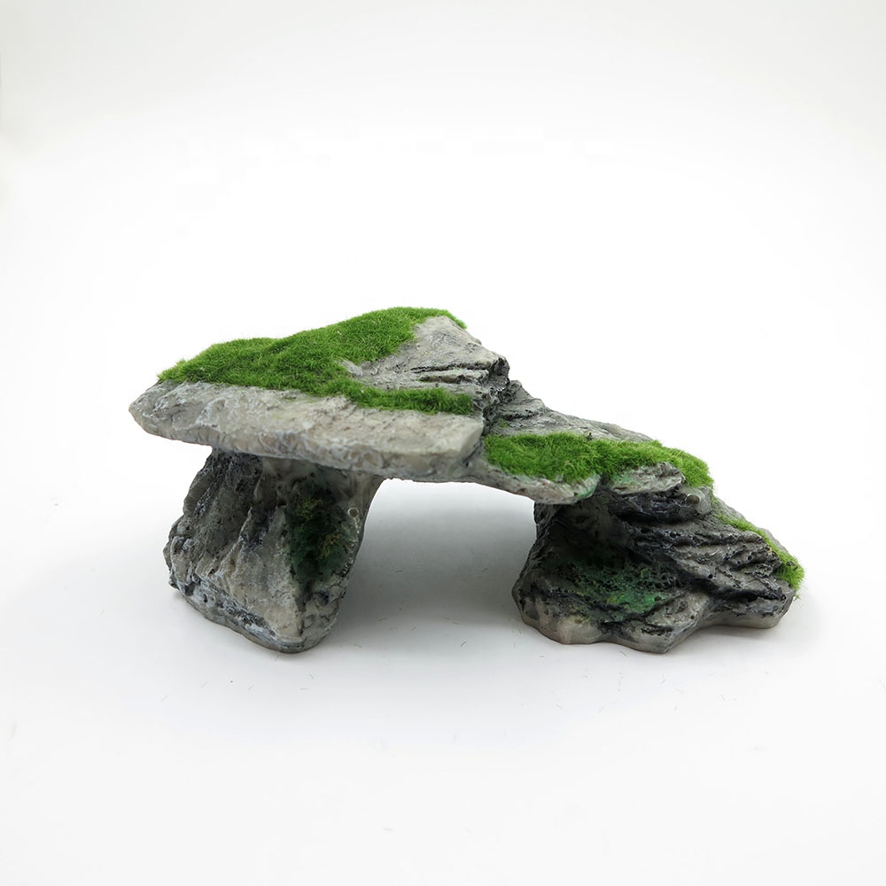  Reptile Hideout cave Turtle Basking Platform Shelter for Lizard Bearded Dragons Reptile Amphibian Terrarium