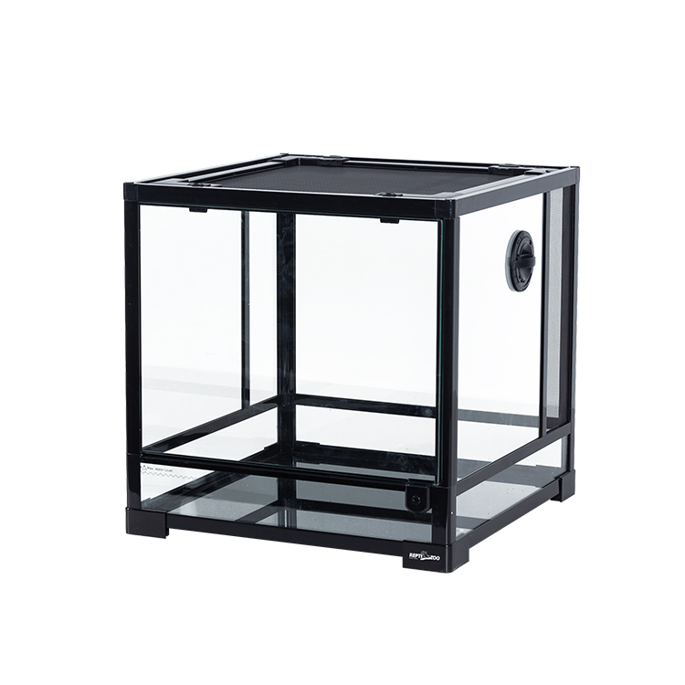 REPTIZOO RK0105S  RK Series 18x18x18 Inches Small Size Glass Terrarium Kit Reptile Cage Carriers for REPTILES Support