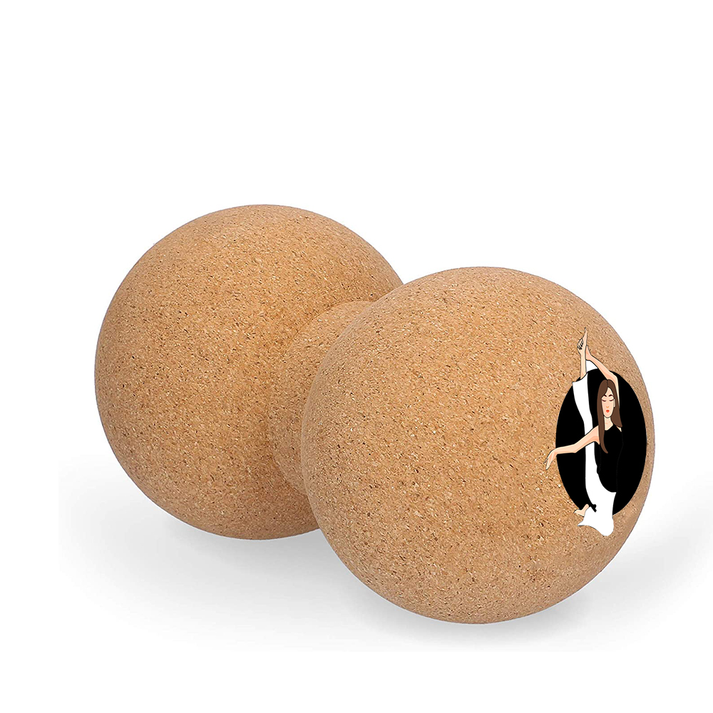 Fitness sports Mini natural cork peanut ball gym ball manager with  