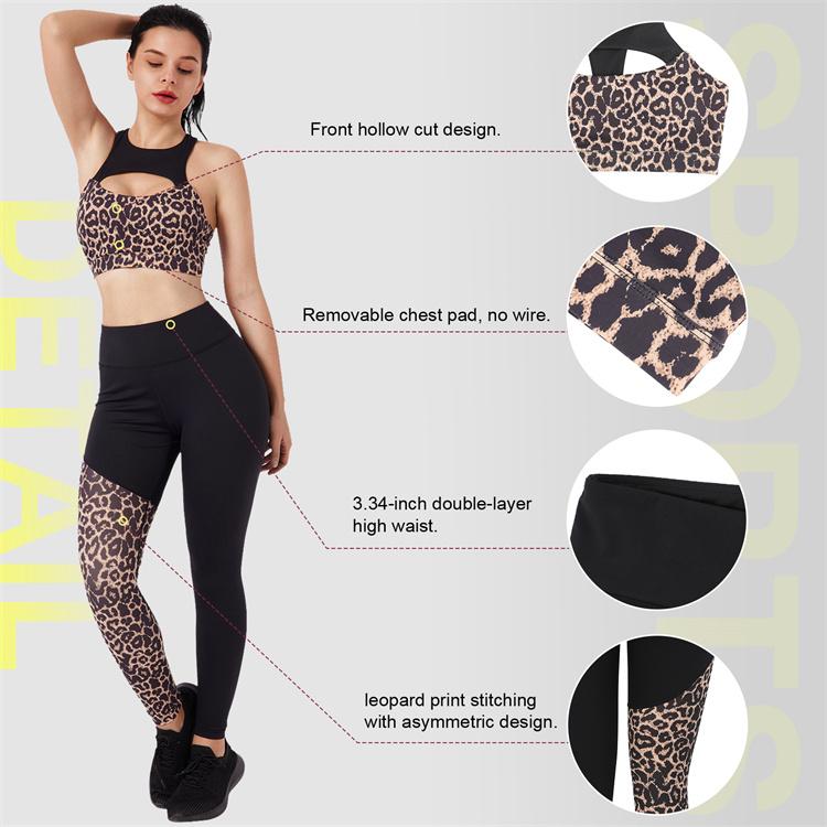 Waistdear  private label high quality sports fitness legging short fitness women seamless yoga sets