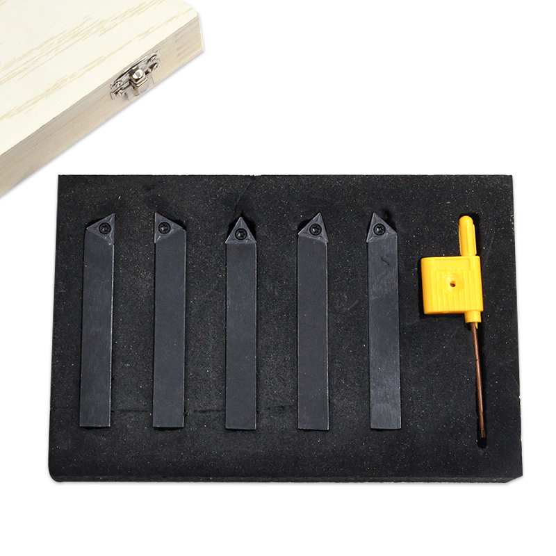 CNC Metal cutting tool 5pcs 10mm Shank CNC Lathe Turning Tool for Metal Working Boring Bar High quality Turning Holder T