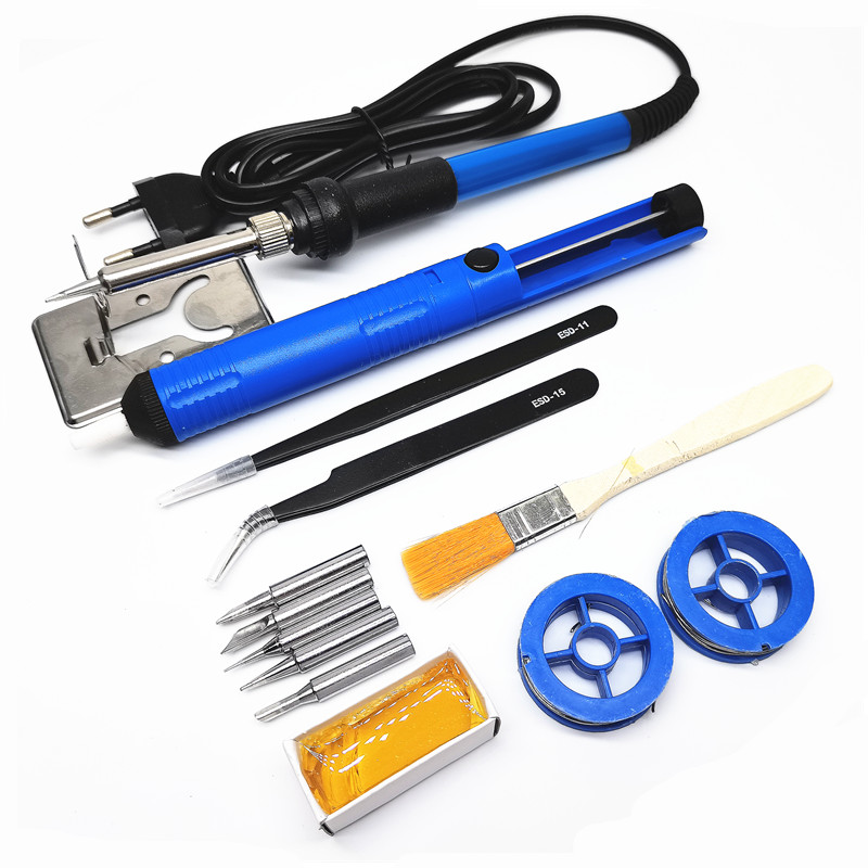 Low price 220V/110V 14-piece repair tool welding equipment household appliance repair electric iron set 60W