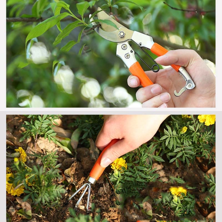 Top Quality 10 In 1 Hardware Tool Box Garden Flower Hand Tool Set Stainless Steel Garden Hand Tools