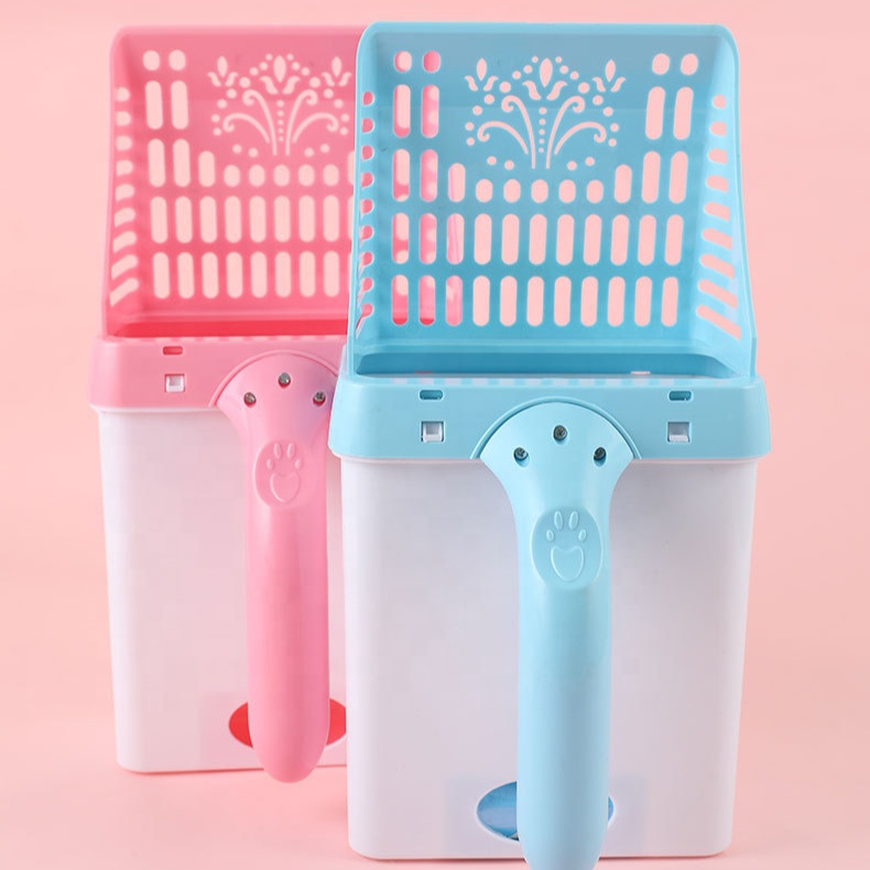 Cat Litter Accessories Clean Up Large Space Cat Shovel Plastic Cat Litter Scoop