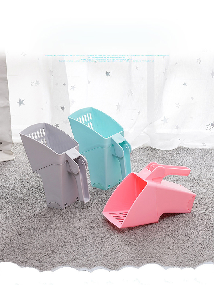 Cat Litter Scoop Kitty Litter Sifter Scoop System Kitty Litter Scooper With Waste Bags Pet Cleaning Supplies