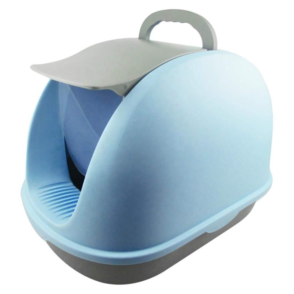 Pet Supplies Cleaning Products Plastic Cat Toilet Cat Litter Mat Litter Box with Lid