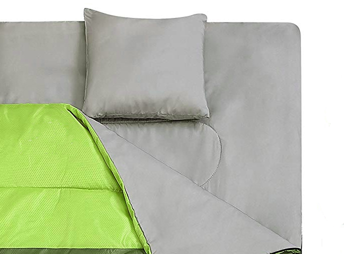Hot Sale Waterproof Lightweight Warm Weather Summer Envelop Sleeping Bag 2 in 1 Double Thickened Sleeping Bag Outdoor Ca
