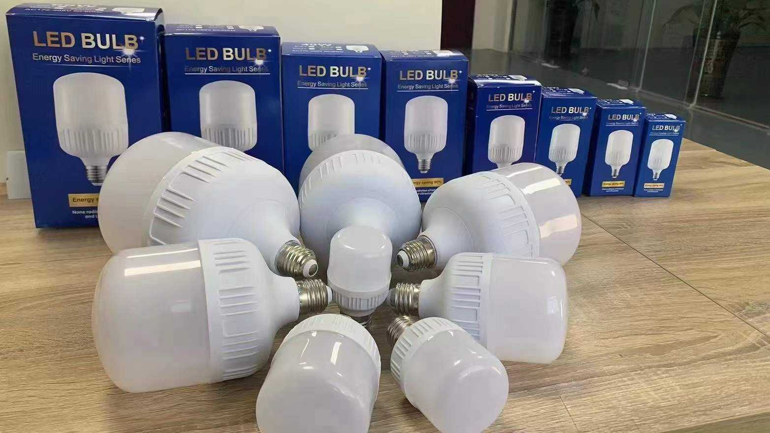 SKD Materials Bulb 5W 10W 15W 20W 30W T Bulb Lamp B22 E26 E27 Led Bulb Lights