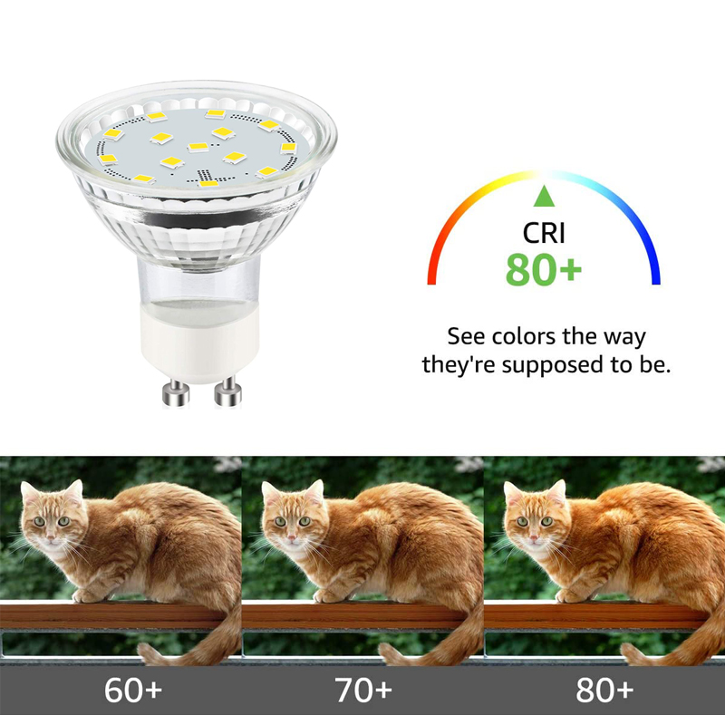 GU10 LED Daylight Warm White 4W Light Bulbs Equivalent to 50W Halogen Bulbs