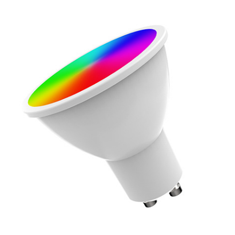 AC86-265V Smart LED Ambient Lighting 3W Remote Control Dimmable RGB GU10 Bulb