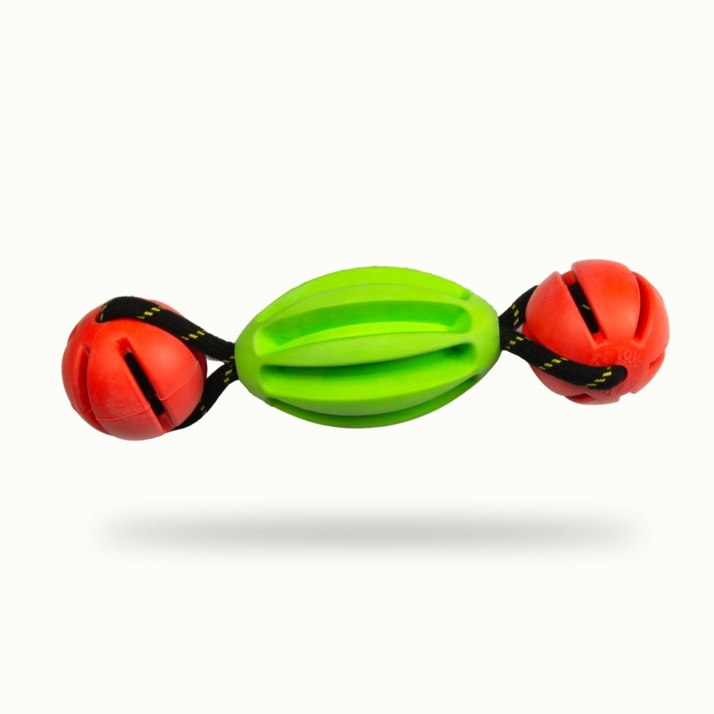 Dog Toy Chew Toy Hot Selling Natural Rubber Throw Three Ball for Sale