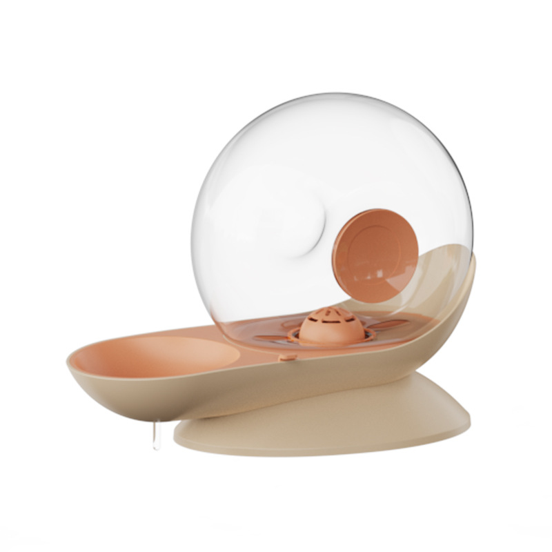 Cat Dog Water Dispenser Automatic Water Drinking Fountain for Small or Medium Size Dogs Cats Easy to Clean Snail Shape 2