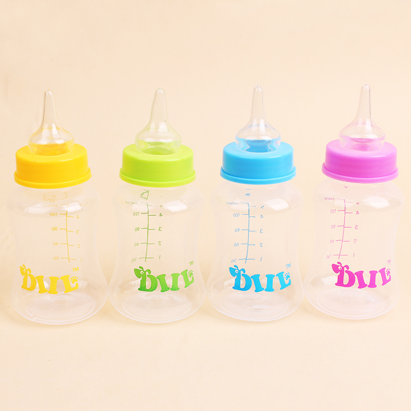  Supply 5 in 1 150ML Pet Nursing Bottle Kits Dog Cat Pet Puppy Milk Feeder Water Bottle Small Animals
