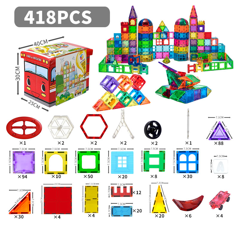   Creative ideas Educational Toys   Educational magnetic tiles Toys For Kids Magnetic Building Blocks