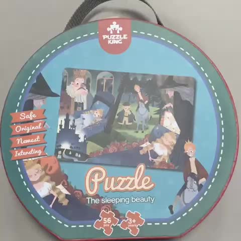  Whole Sale children's Intellectual cognition series early education paper jigsaw toys