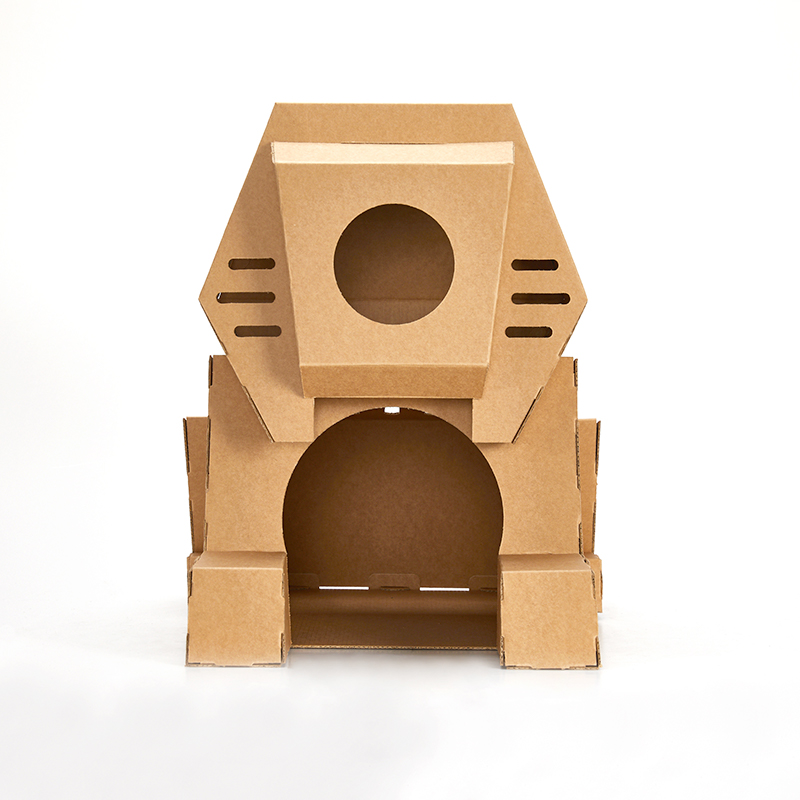  Pet Toys Playhouse Special shape Corrugated Scratcher Box Paper Cat Scratching Post Cat Toy Cardboard Cat Hous