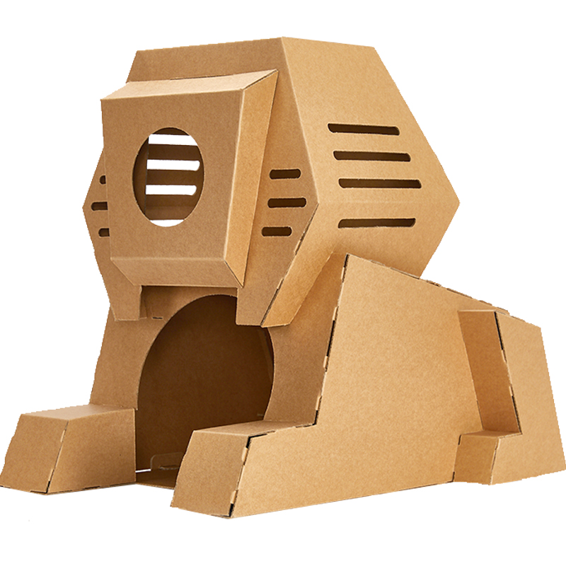  Pet Toys Playhouse Special shape Corrugated Scratcher Box Paper Cat Scratching Post Cat Toy Cardboard Cat Hous