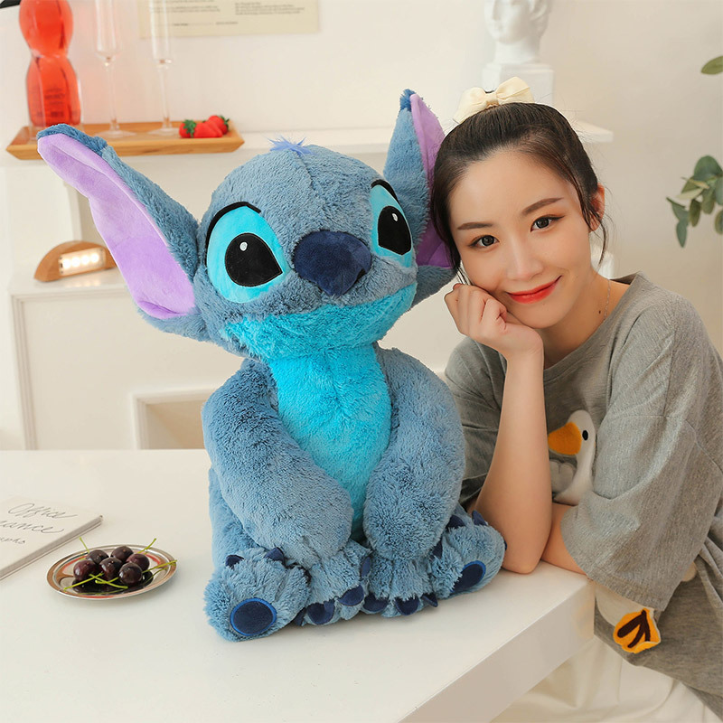  Giant Cartoon Lilo and Stitch Stuffed Plush Toy Animal Plush Toys Stitch Anime Figure Stuffed Toys for Kids 80