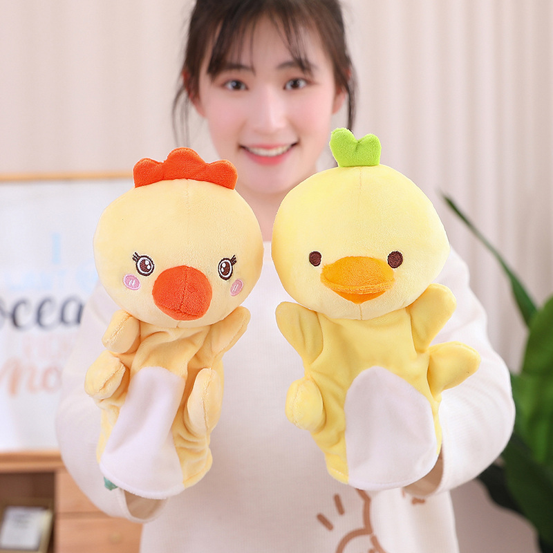 New Design Product Baby Animal Hand Puppets Plush Education Learning Puppet Toy