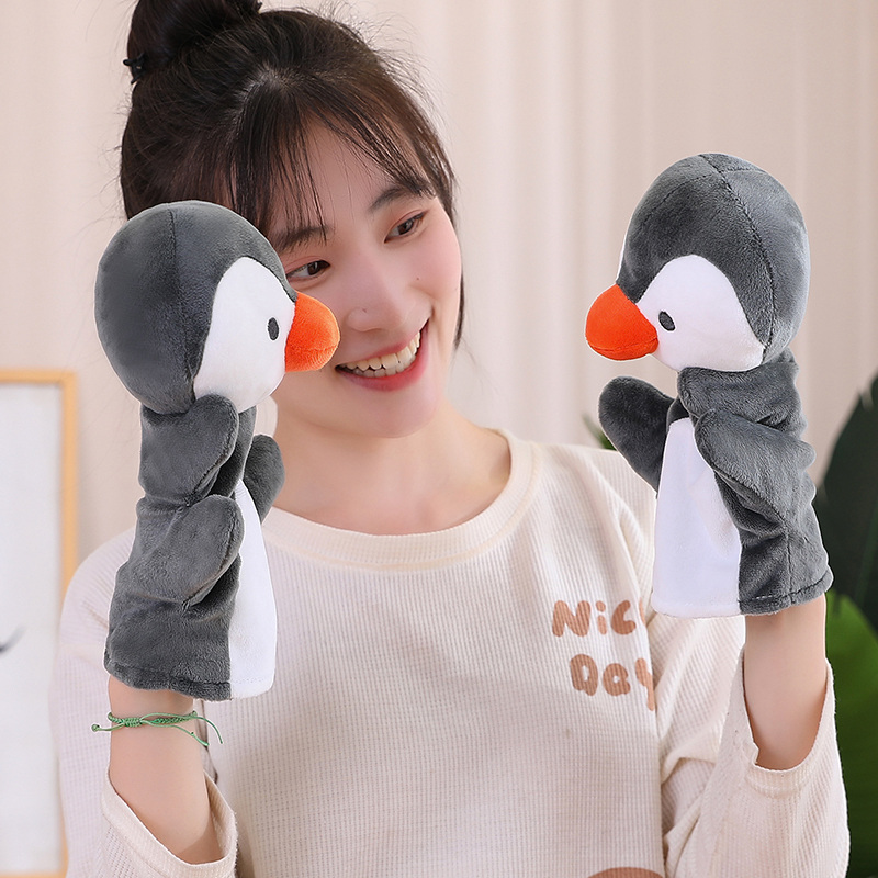 New Design Product Baby Animal Hand Puppets Plush Education Learning Puppet Toy