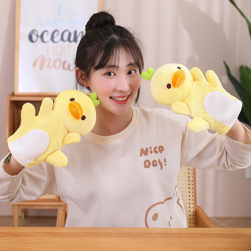 New Design Product Baby Animal Hand Puppets Plush Education Learning Puppet Toy