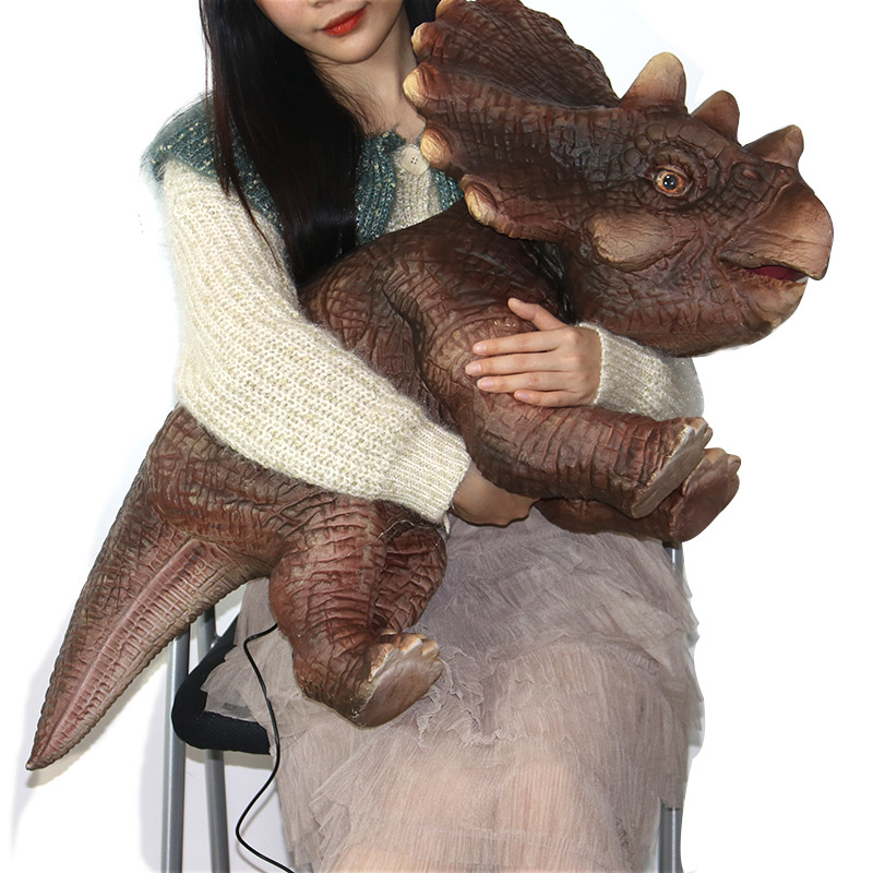 Realistic Cute Dinosaur Hand Puppet as Birthday Gift for kids