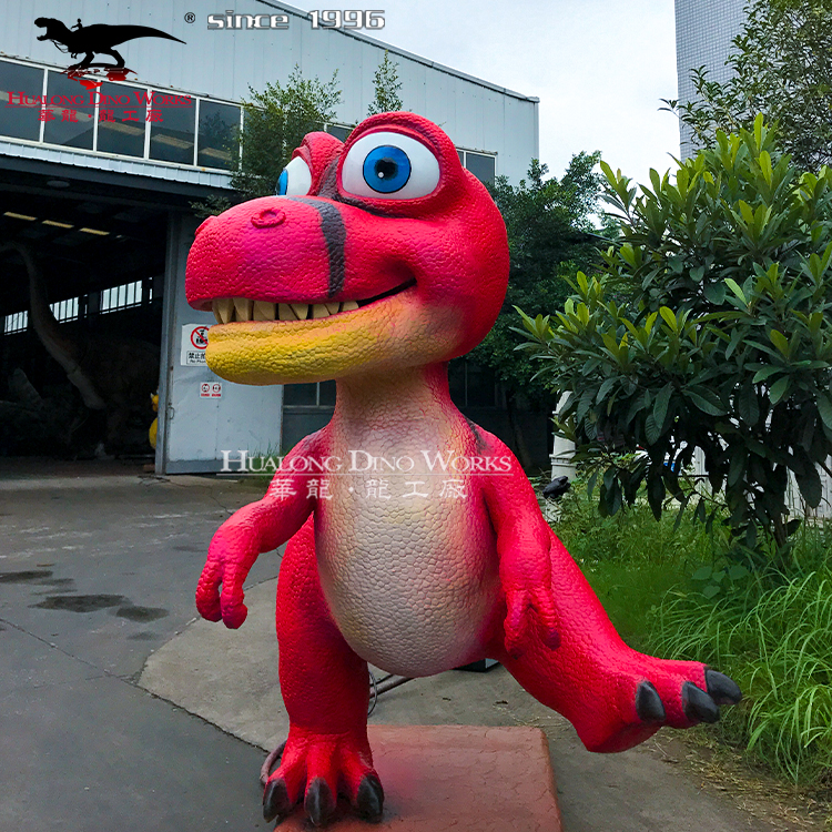 Jurassic Park Small Hand Dinosaur Puppet Interactive Dinosaur Attraction Animatronic Cartoon Rubber Dinosaur for Kids