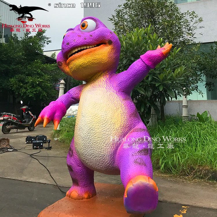 Jurassic Park Small Hand Dinosaur Puppet Interactive Dinosaur Attraction Animatronic Cartoon Rubber Dinosaur for Kids