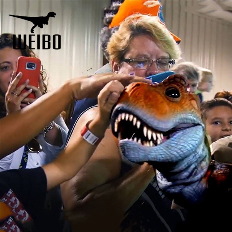 Animatronics dinosaur puppet for kids