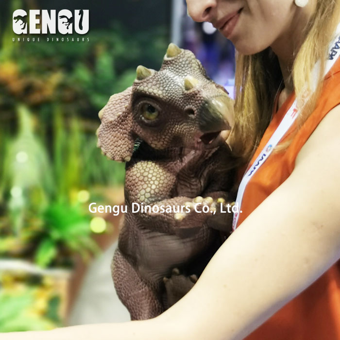 Animatronics Hand Puppet Baby Dinosaur Puppet