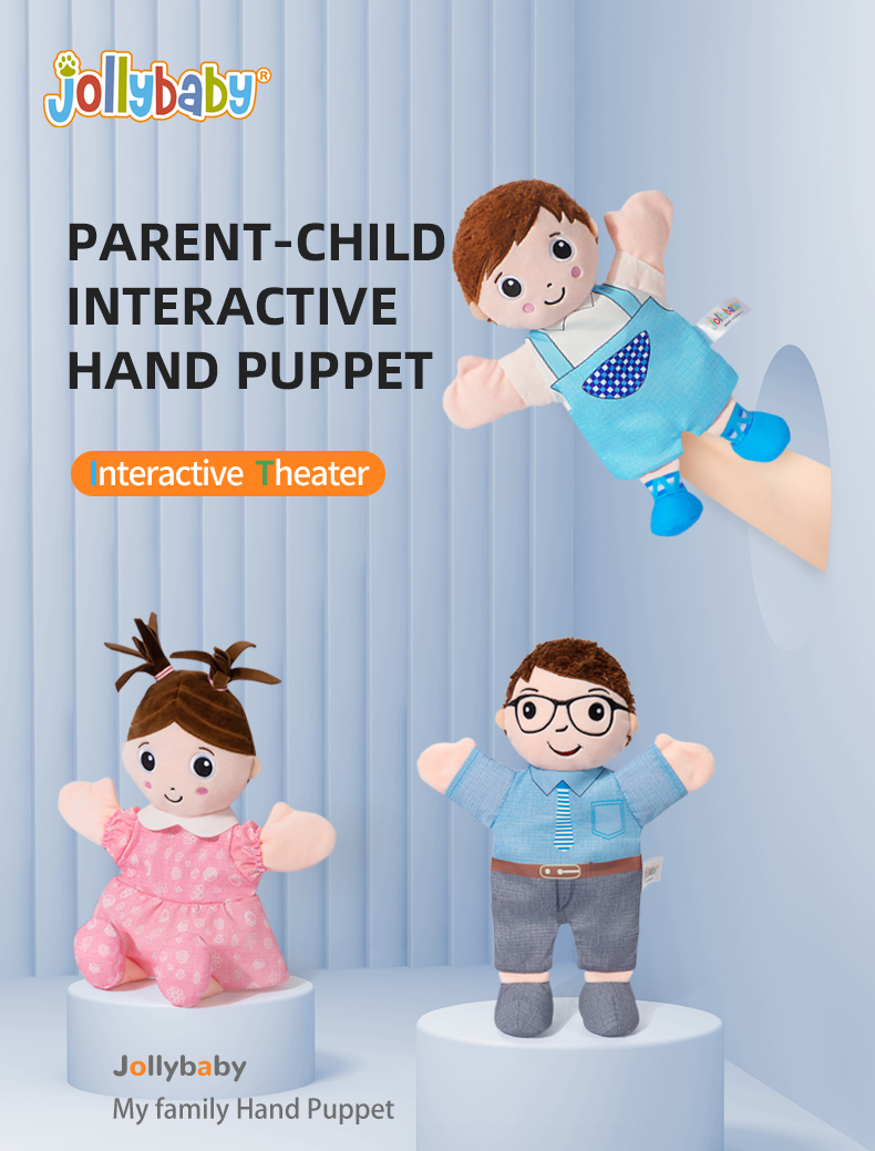 Hand Puppet Cartoon Plush Toys Baby Educational Pretend Telling Story Doll Toy for Children Kid
