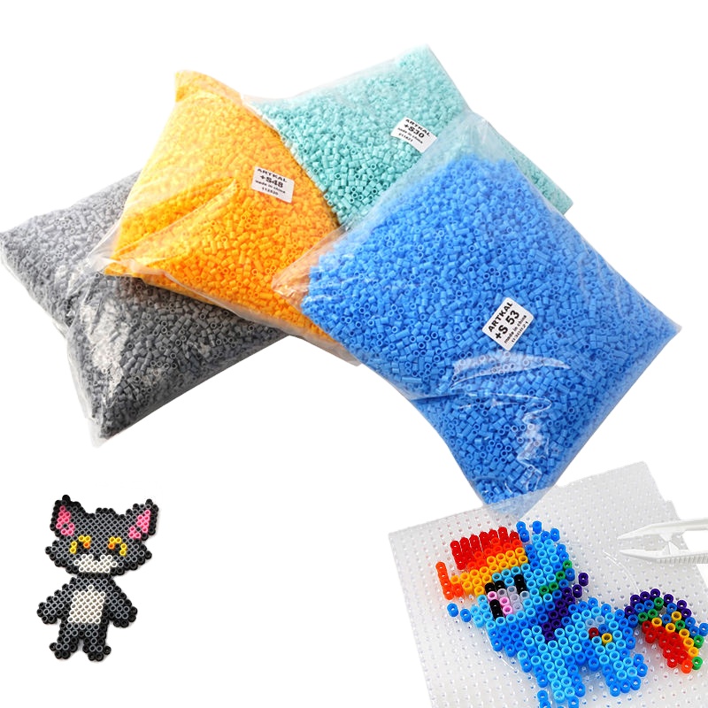Artkal Diy Art And Craft 5mm 206 Colors 1KG Fuse Beads Perler Beads For Kids Diy Educational Toys Hama Beads