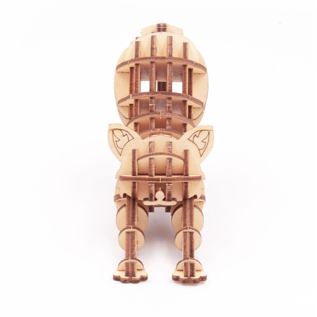 new arrival Animal 3D Wooden toys kids Puzzle popular 2023 arts and crafts for educational 3d diy