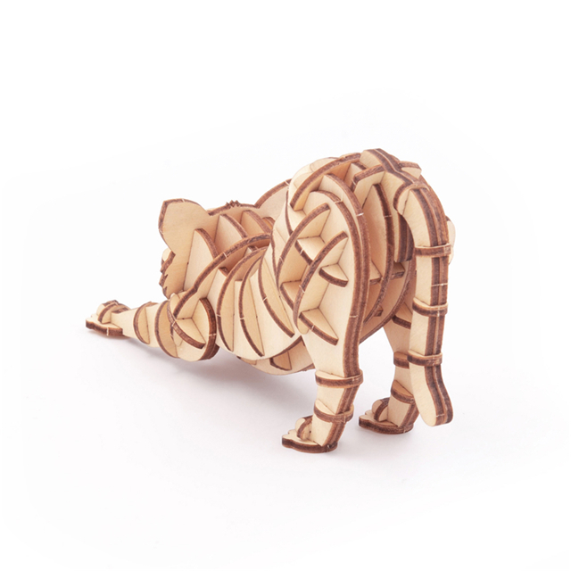 new arrival Animal 3D Wooden toys kids Puzzle popular 2023 arts and crafts for educational 3d diy
