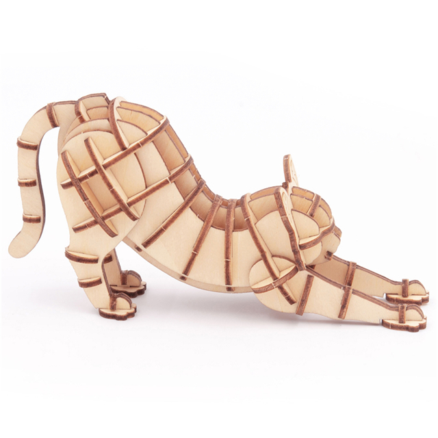new arrival Animal 3D Wooden toys kids Puzzle popular 2023 arts and crafts for educational 3d diy
